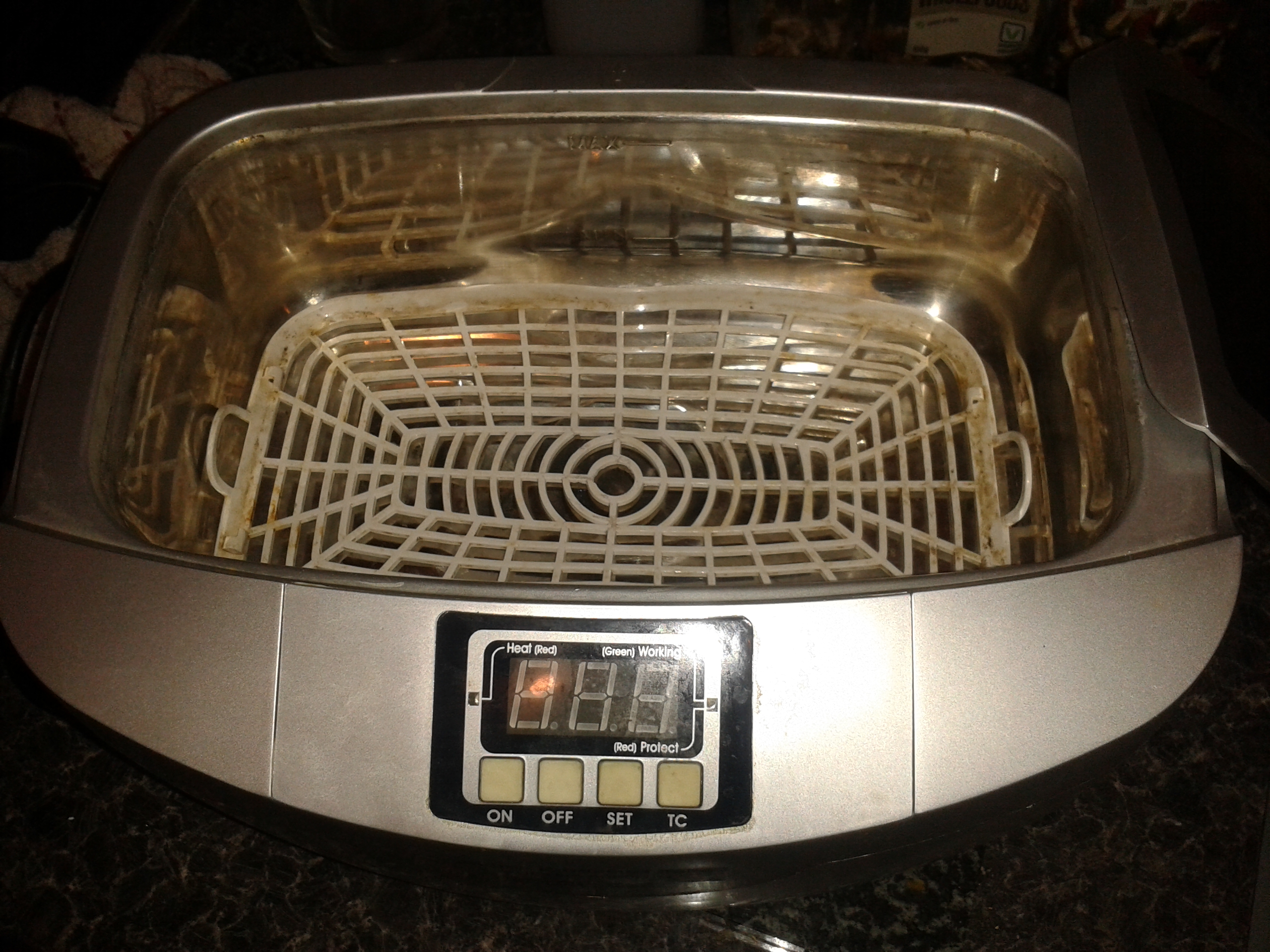 Ultrasonic cleaning of motorcycle parts 5