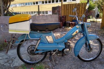 1963 Motobécane AV68 Mobymatic Luxe running and registered classic French moped