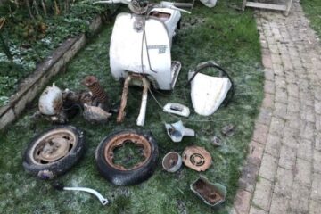 Lambretta J50 Italian Scooter Moped Project Barn Find 50cc