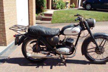 1962 BSA Bantam D7 motorbike