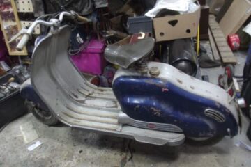BARN FIND LAMBRETTA LD 125 SOLID AS A ROCK 1954 TOTALLY ORIGINAL NOT VESPA