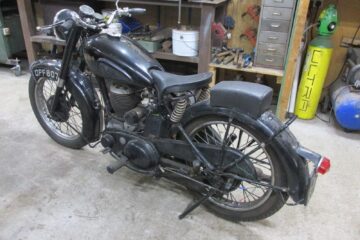 1952 BSA M20 M21 Barn Find, running, V5
