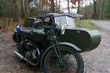 BSA WM20 1949 with Canterbury Warrior sidecar