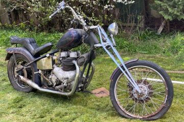 AJS 650 Classic 1963 Vintage Hardtail Chopper Motorcycle Restoration Project