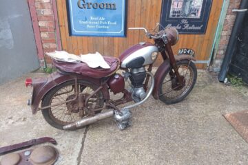 Bsa C11g 250cc Project Pre 65 Trials barnfind