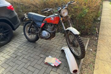 Honda xl250 1977 with v5 k3 rare barn find restoration project spares or repairs