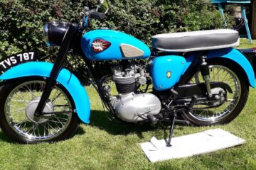 1961 BSA C15 classic motorcycle