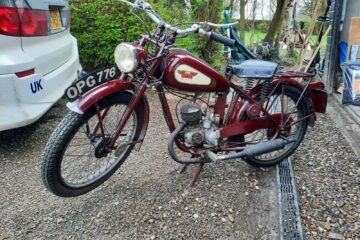 1950 James Comet Deluxe vintage motorcycle