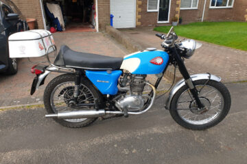 B.S.A. C25 Barracuda 250cc motorcycle
