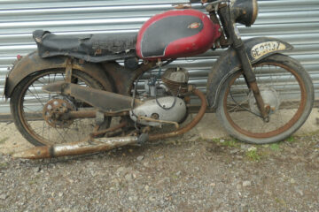Clua Sport 175cc, Vintage 1959, Spanish Motorcycle For Restoration.