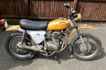 1969 Honda SL 350 K0 , with V5 for Restoration