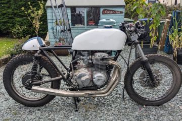 1977 Honda CB400f (400/4) Cafe Racer Project and Parts