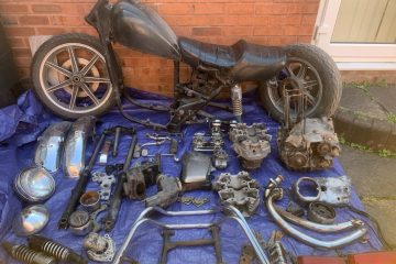 XS650 project . Yamaha v5 Frame Engine Parts. 1980. Special. Spares Repair