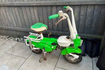 Motograziella 50cc 1960s folding monkey bike rare barn find restoration project