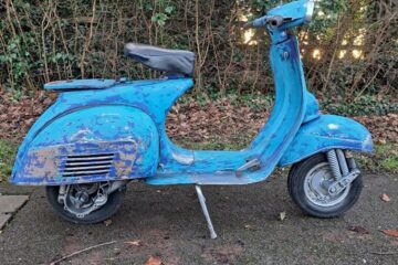 Vespa 150 Super Italian piaggio vespa project barn find scooter