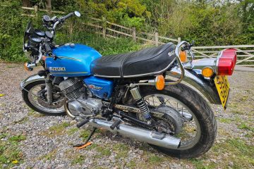 1977 Suzuki GT500 MOT and Tax exempt historic  classic two stroke motorcycle