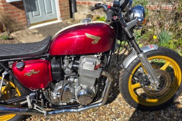 Honda CB750 1974 Sohc Cafe Racer UK bike not import.