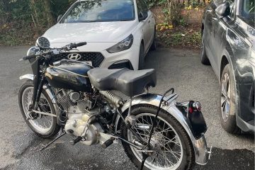 Motorcycle Vincent series C 1000 rapide 1950