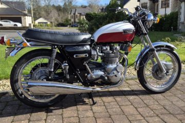1971 Triumph T150 Trident just undergone a refurbishment restoration