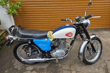 1967 BSA 250cc Barracuda motorcycle