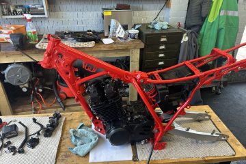 1986 Yamaha XT350 unfinished Project