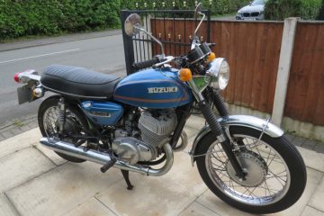 Suzuki T500 1975 classic motorcycle running order with V5 almost all original