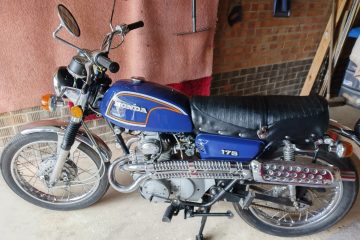 Honda 1972 CL175 Motorbike